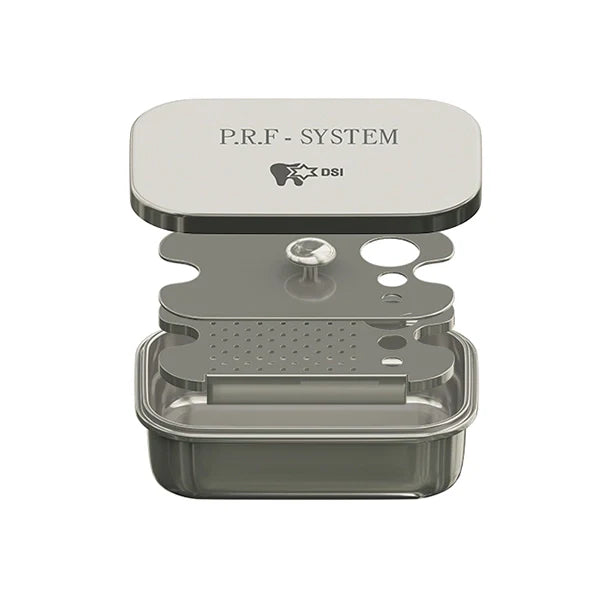 PRP and PRF preparation supplies for chairside platelet concentrate in grafting procedures.