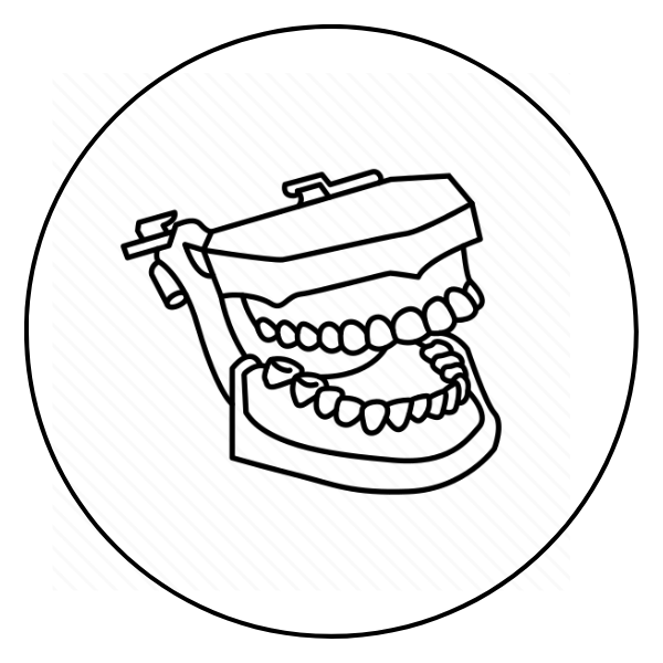 Impression and model materials for the dental laboratory, including waxes, acrylics and investments.