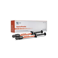 Calcium hydroxide pastes and iodoform preparations for temporary root canal filling.