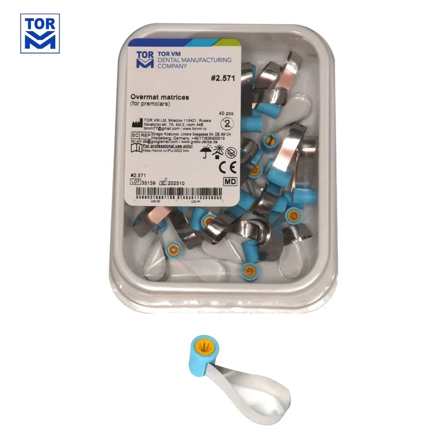 Matrix bands and matrix holders for precise proximal contacts, offering high-quality products and a large variety of sectional and contoured designs.