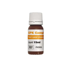 MTA cement, iodoform powder and chlorhexidine solution for root canal therapy.
