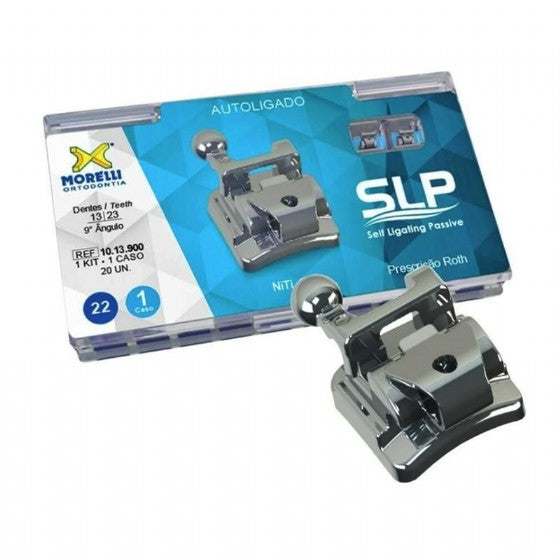 Morelli SLP Passive Ligating Steel Brackets ROTH 0.22 Hook 3/4/5 single case_4