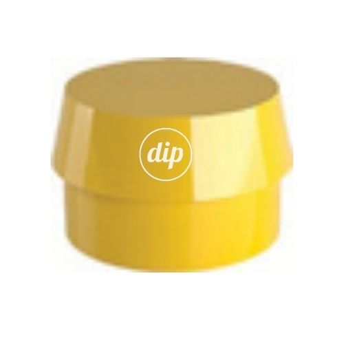 Yellow Extra-Soft Retention Cap for Ball Attachment (Pack of 2)