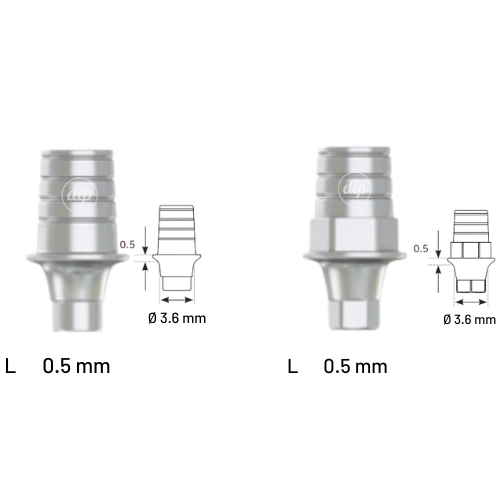 Ti-Base Abutment for Nobel Active® NP 3.5