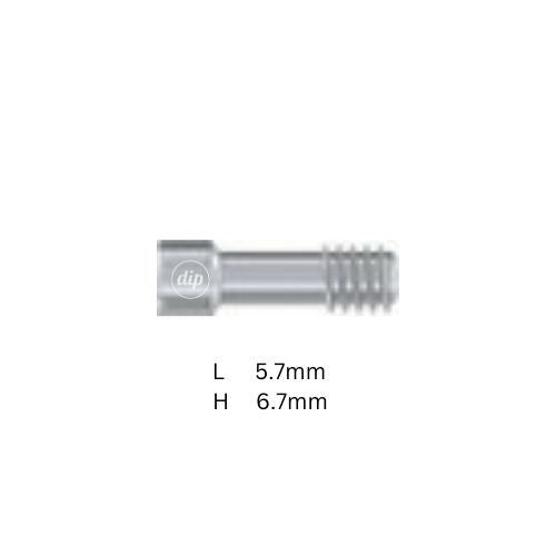 Long Titanium Fixation Screw for Multi-Unit M1.4 Internal Hex RP 3.5
