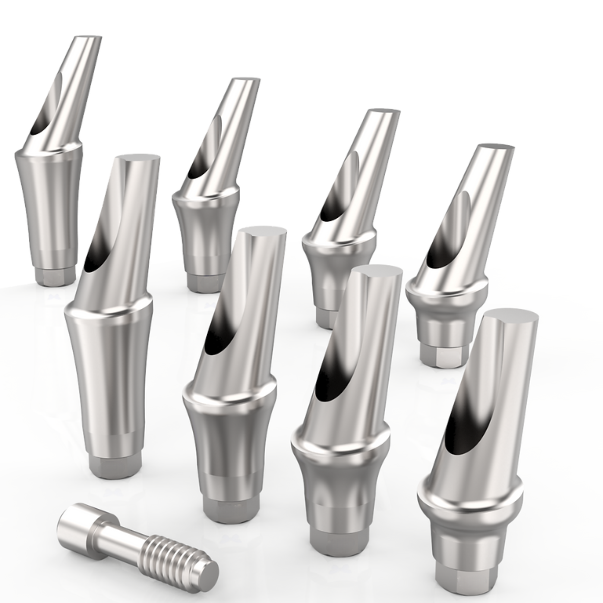 15° / 25° Angled Shoulder Abutment Compatible with MegaGen AnyRidge® H=1mm/2mm/3mm/6mm
