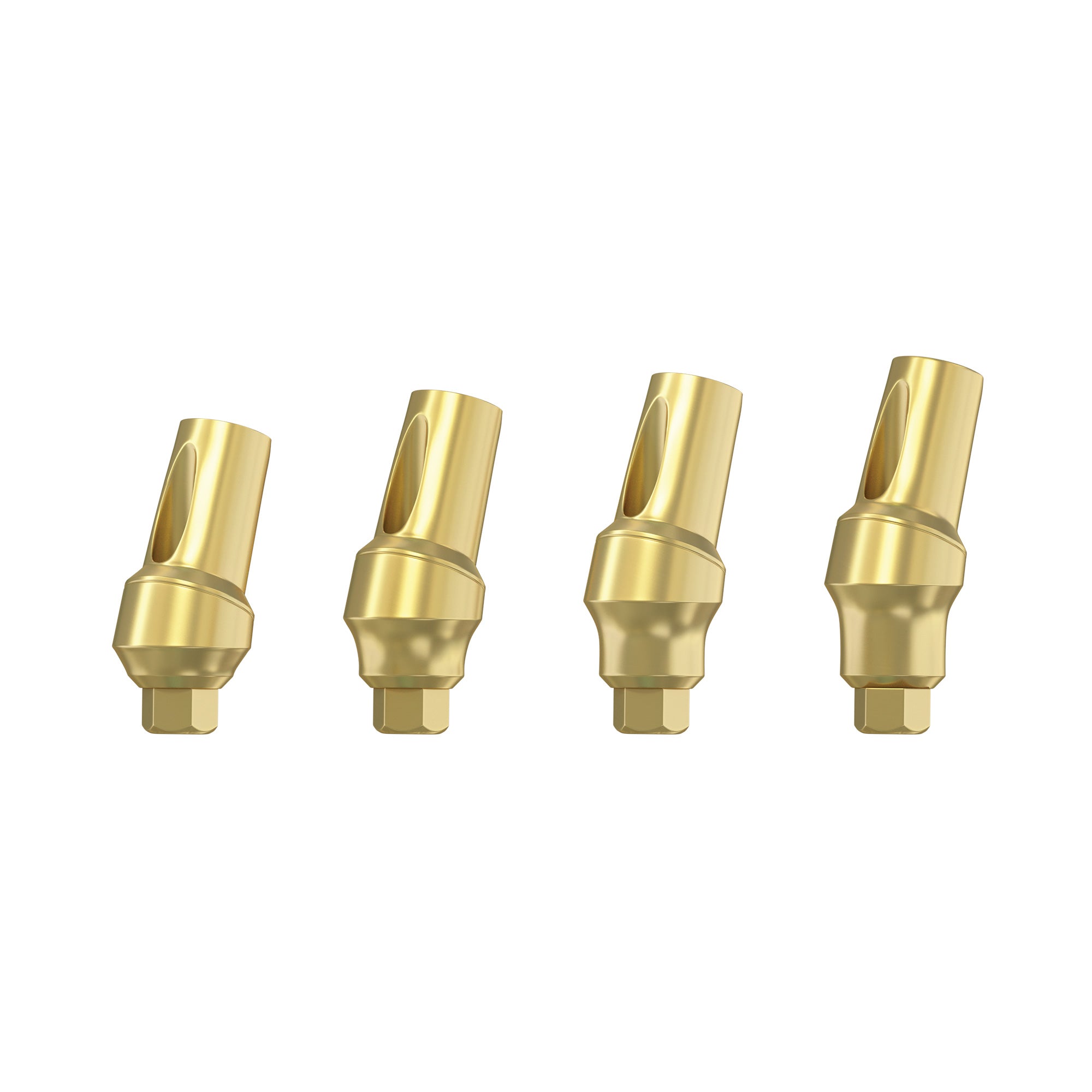 DIP Snap-On Angulated Concave Transfer Abutment Closed Tray - Internal Hex RP Ø2.42mm Patented