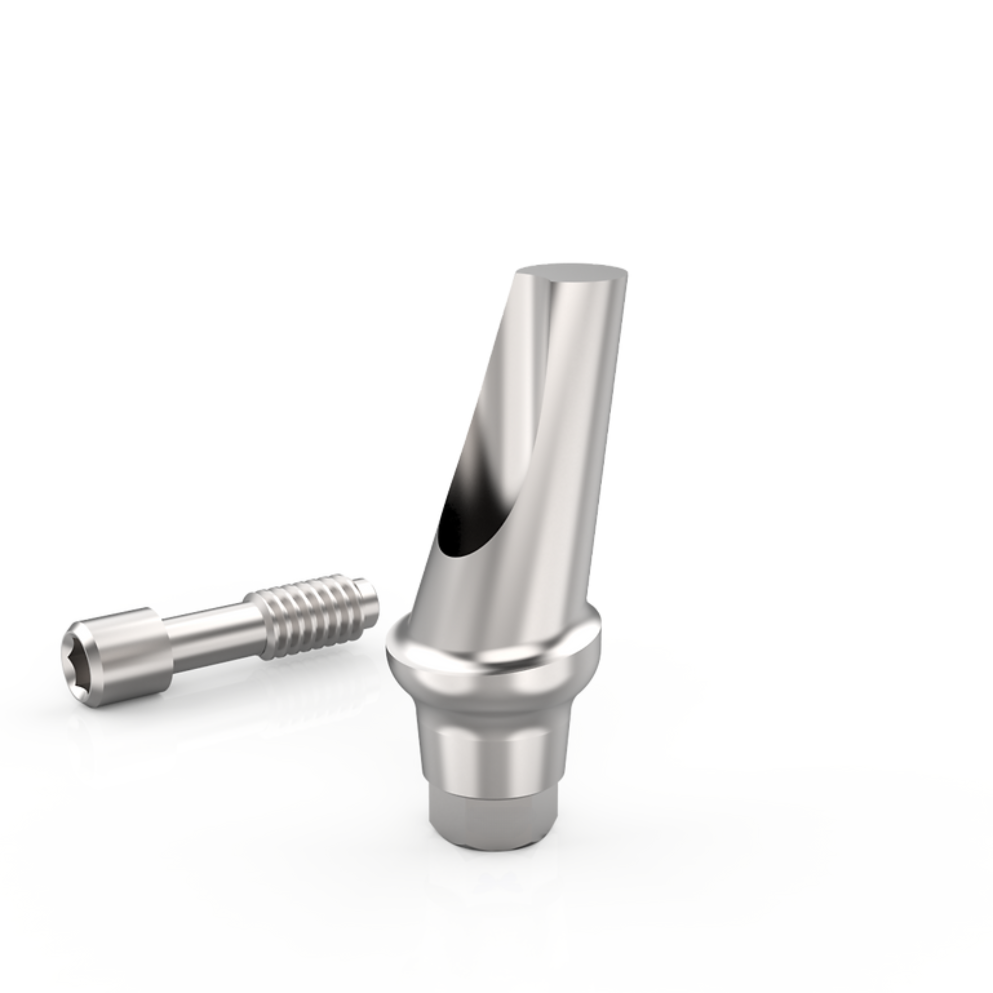 15° Angled Shoulder Abutment Compatible with MegaGen AnyRidge® H=1mm