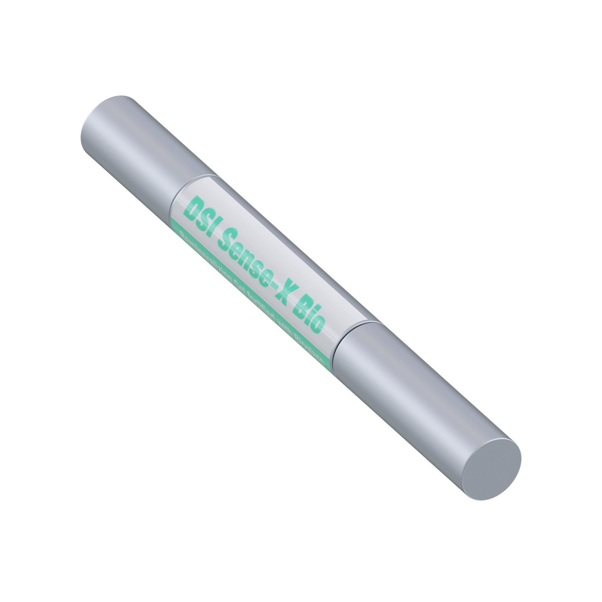 Bioglass enamel remineralizing gel with brush applicator