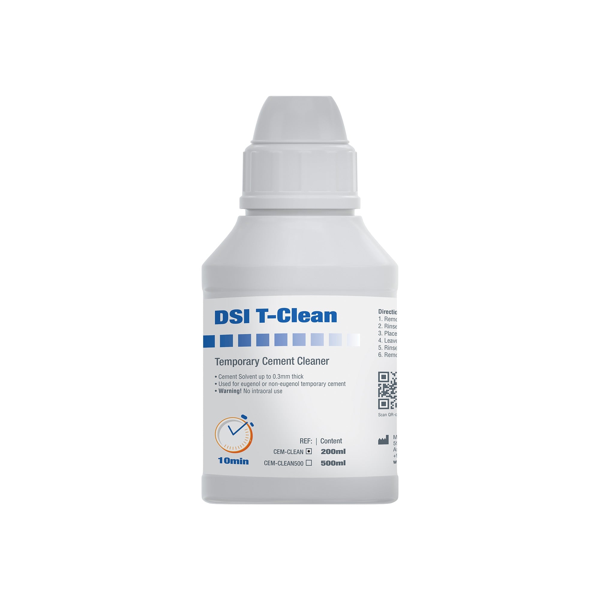 T-Clean Dental Cement Temporary Cement Solvent 200/500ml_3
