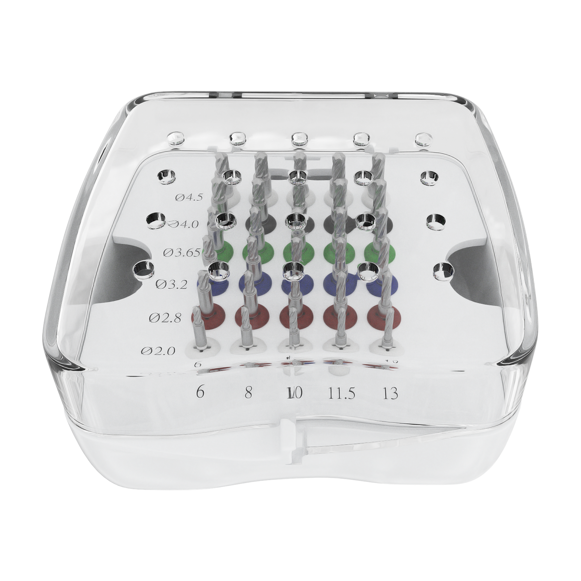 DSI STOP-30 Integral Stopper Drills Kit Silver Drill Osteotomy Preparation_3