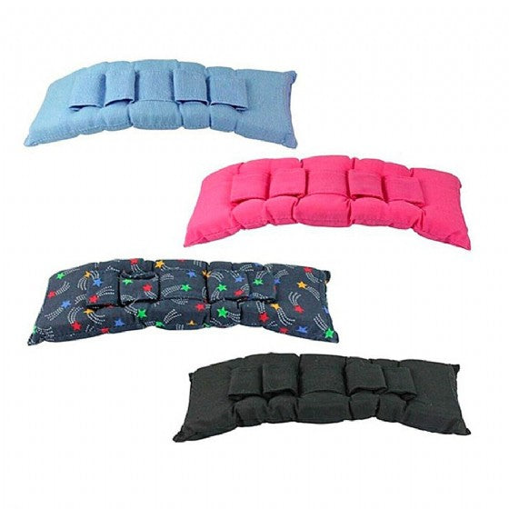 Cushioned cervical neck pad for orthodontic headgear