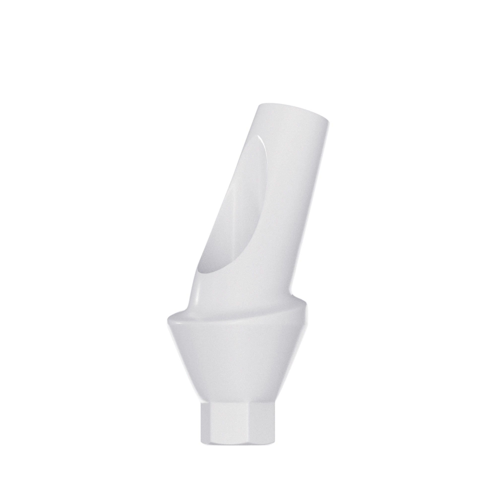 DIP Temporary Angulated 15° PEEK Abutment 3.8mm - Conical Connection RP Ø4.3-5.0mm