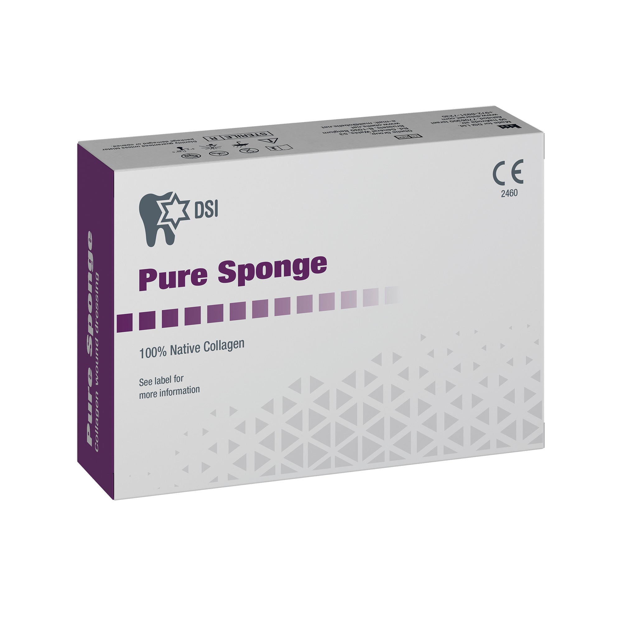 Pure Sponge Sterile Collagen Plug In Blister