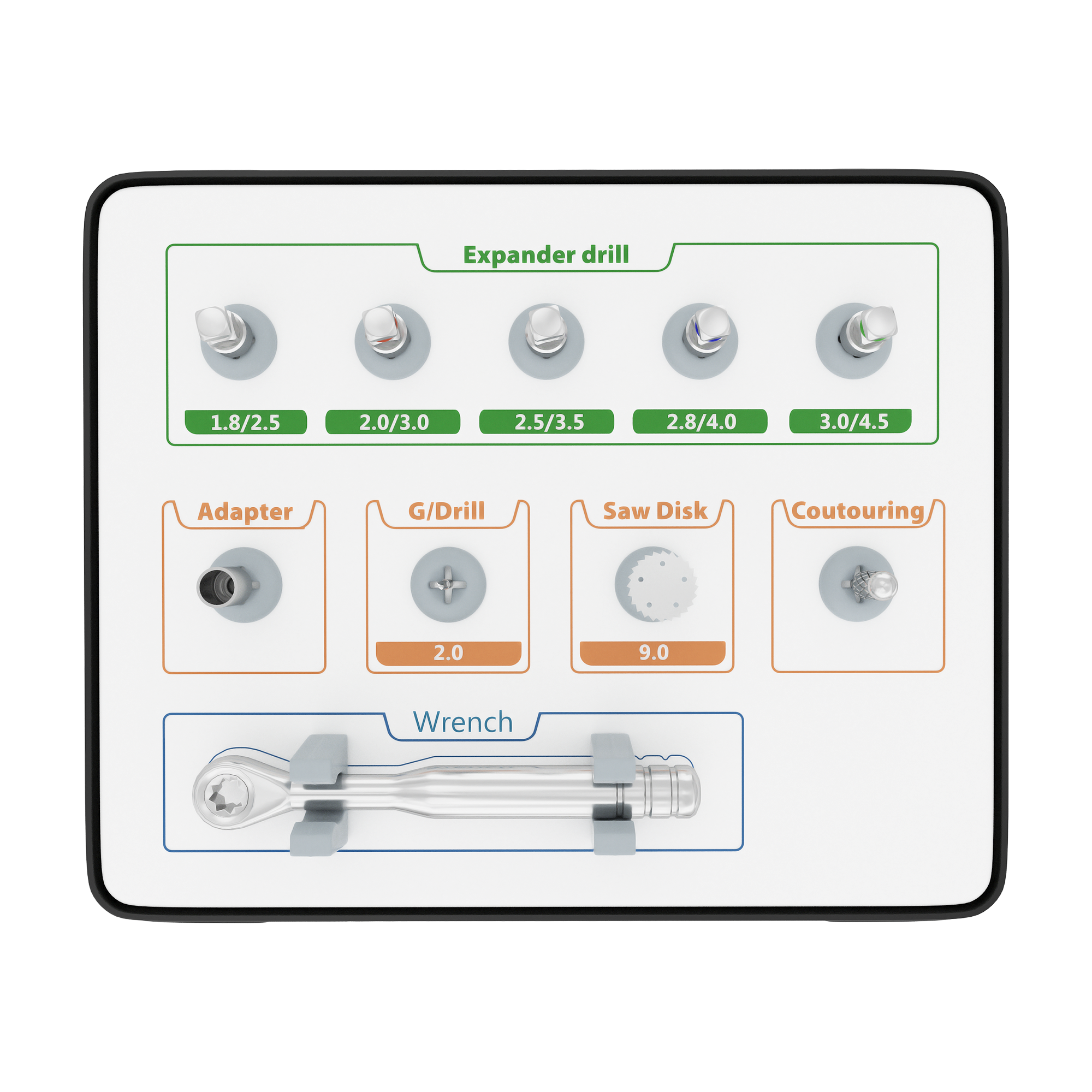 DSI Bone Expander Drill Kit For Osteotomy Expansion and Immediate Implant Insertion_3