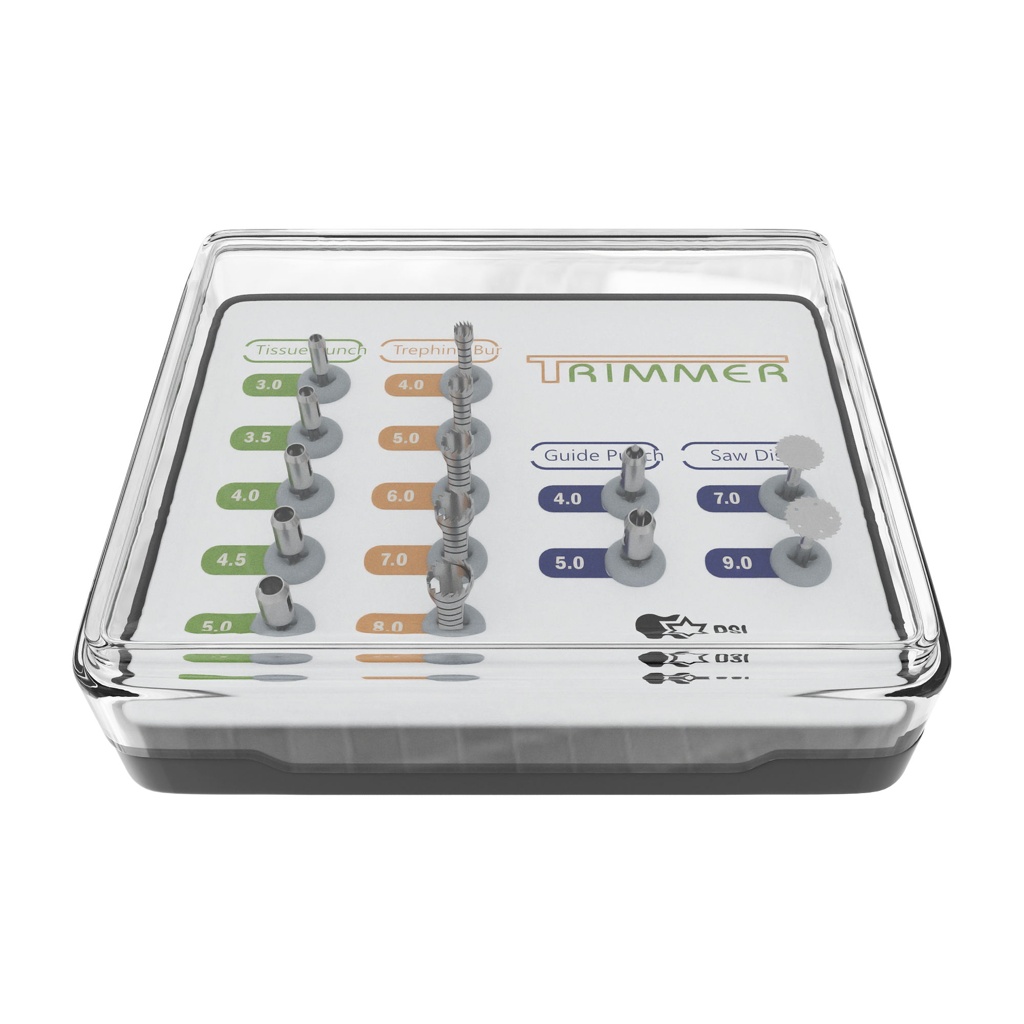 DSI Bone and Gums Trephine and Tissue Punch Kit_4