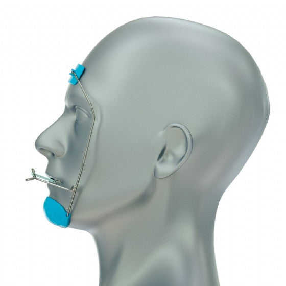 Reverse-pull protraction facemask headgear frame