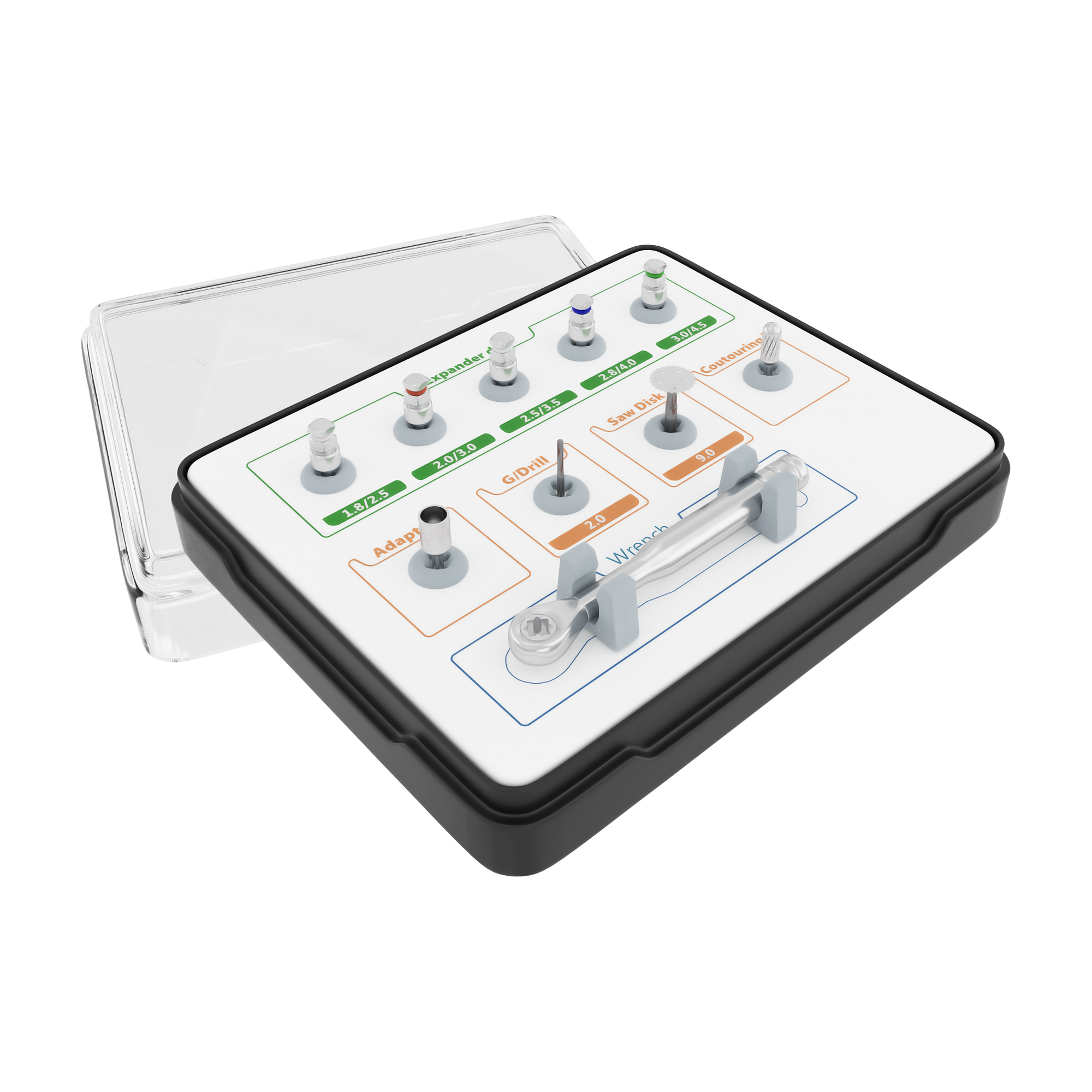 DSI Bone Expander Drill Kit For Osteotomy Expansion and Immediate Implant Insertion_4