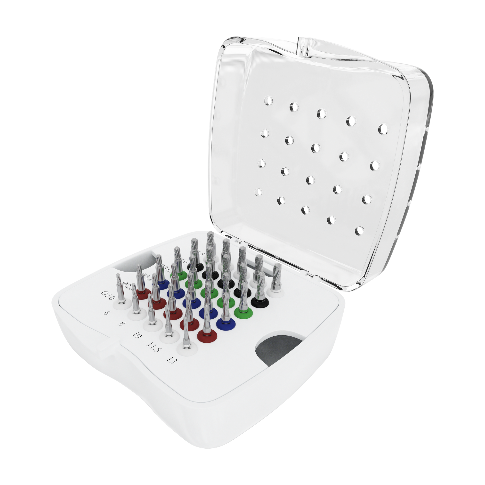 DSI STOP-30 Integral Stopper Drills Kit Silver Drill Osteotomy Preparation_5