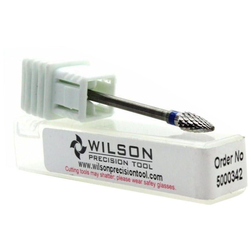 Wilson Cross Cut Flame standard Carbide Bur - 9.0mm_3