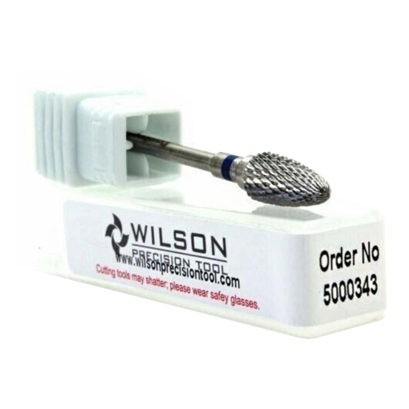 Wilson Cross Cut Flame standard Carbide Bur - 12.0mm_3