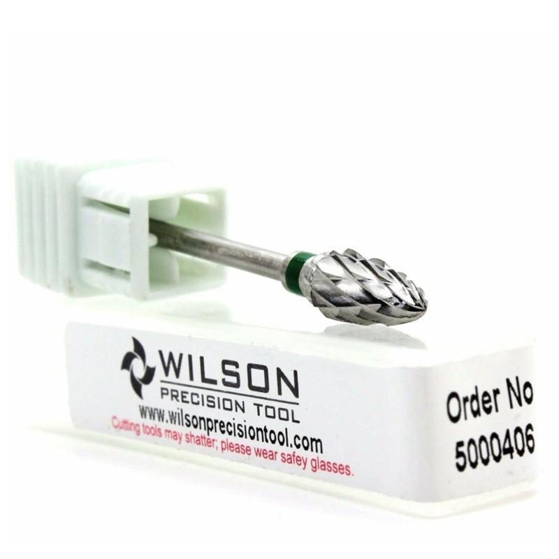 Wilson Cross Cut Flame Coarse Carbide Bur - 12.0mm_3