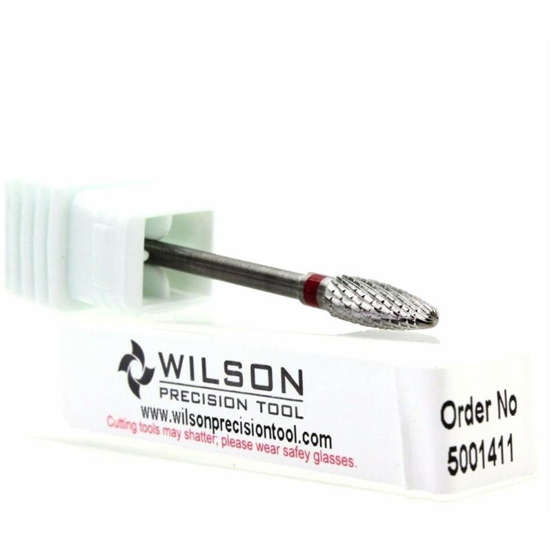 Wilson Spiral Cut Flame Fine Carbide Bur - 11.5mm_3