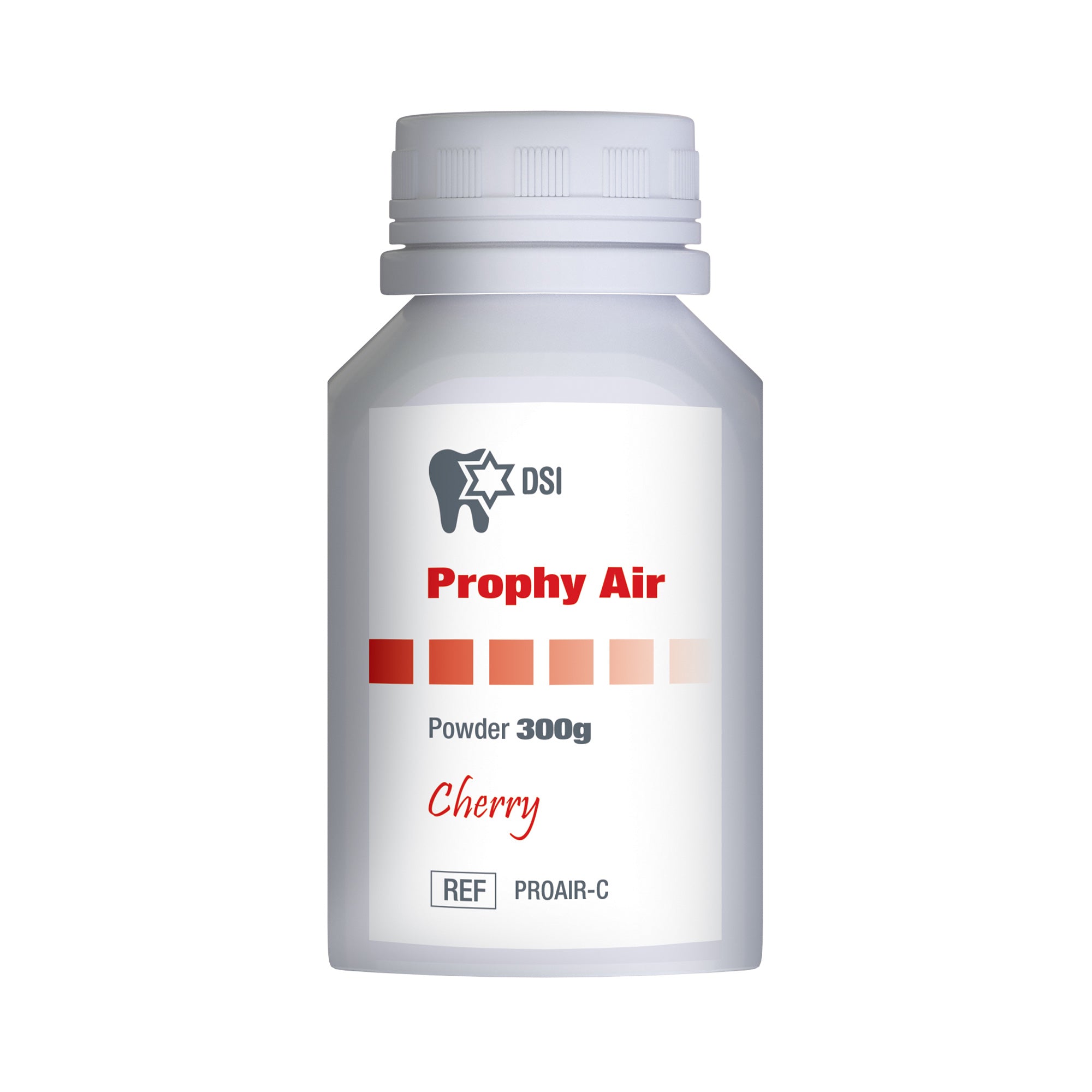Bottle of dental prophylaxis air polishing powder