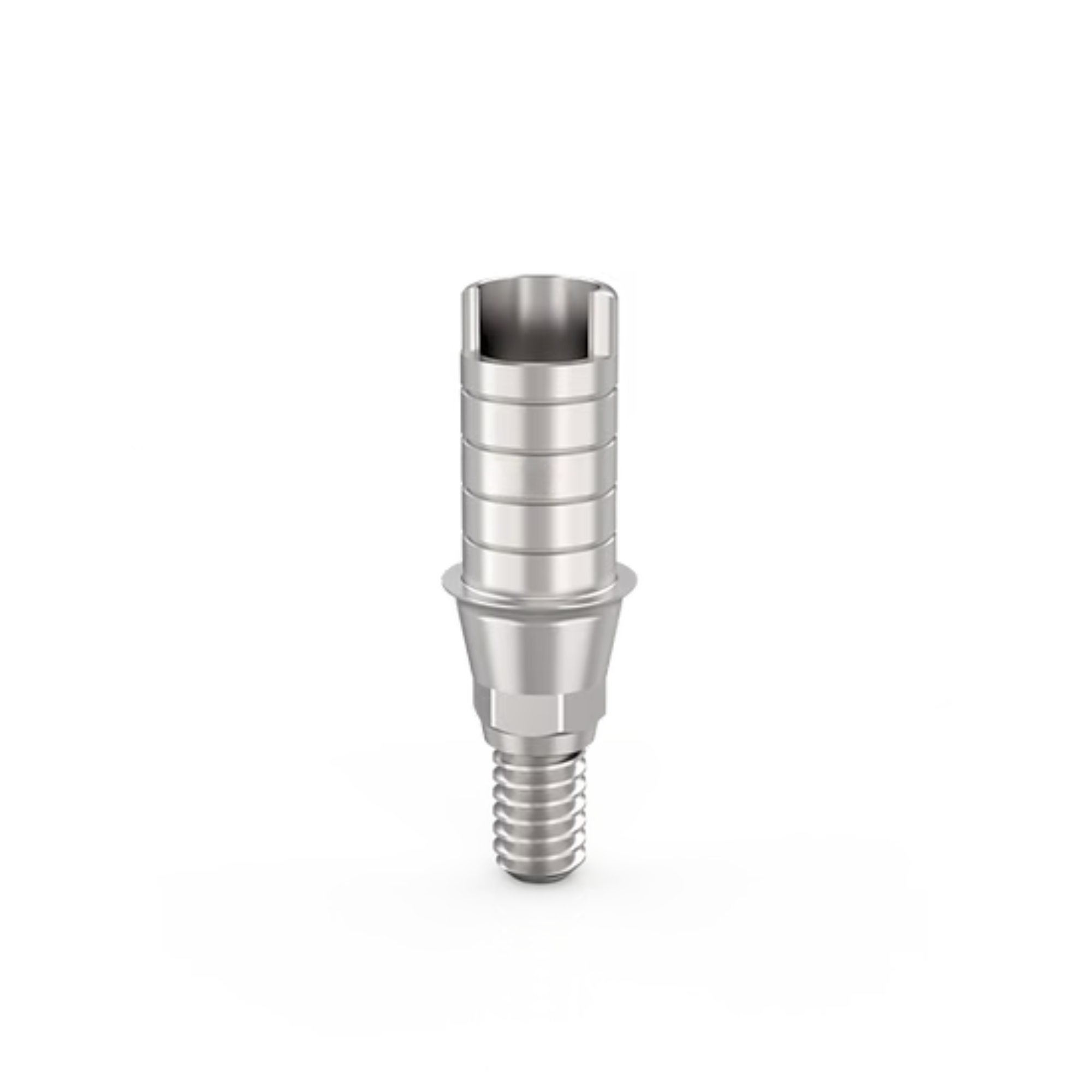 Anti-Rotational Ti-Base Abutment Compatible with MegaGen AnyOne® Cuff Height=0.6mm Post Height=6.0mm