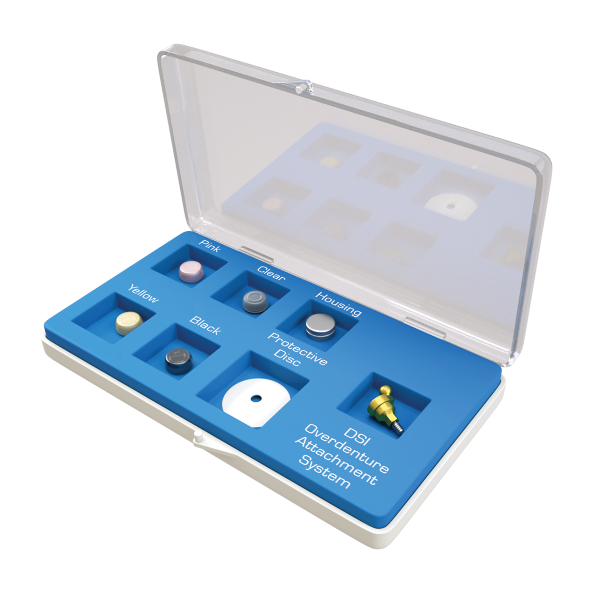 DIP Angulated Ball Attachment 4.2mm Full Set - Internal Hex Ø2.42mm