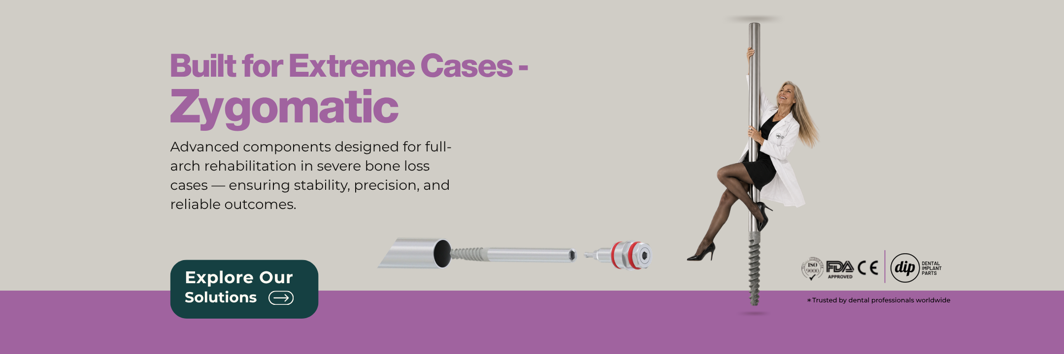 Built for Extreme Cases: Zygomatic implant solutions for full-arch rehabilitation in severe bone loss cases