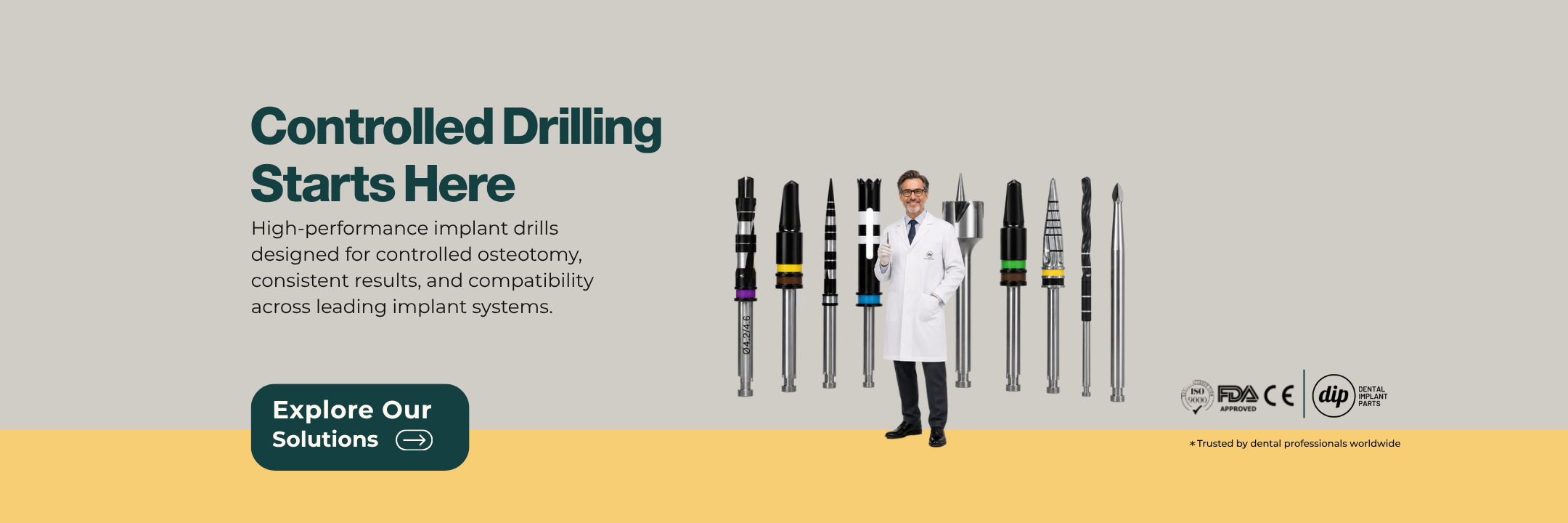 Controlled Drilling Starts Here: high-performance implant drills for consistent results