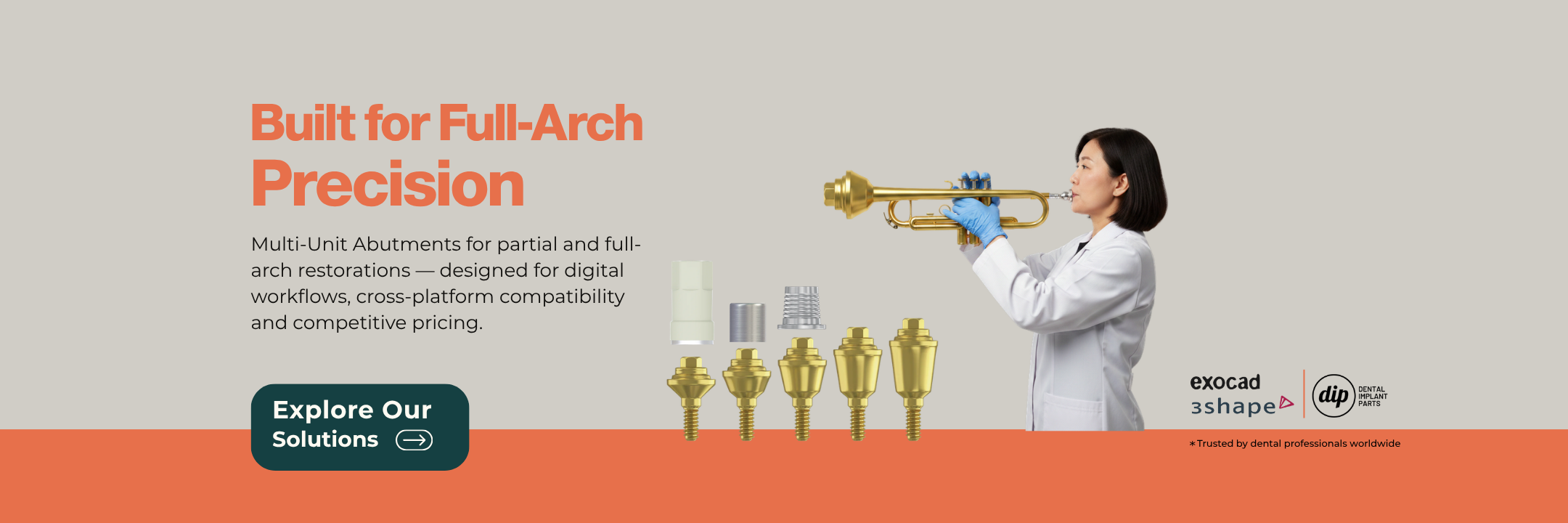 Built for Full-Arch Precision: Multi-Unit Abutments for partial and full-arch restorations