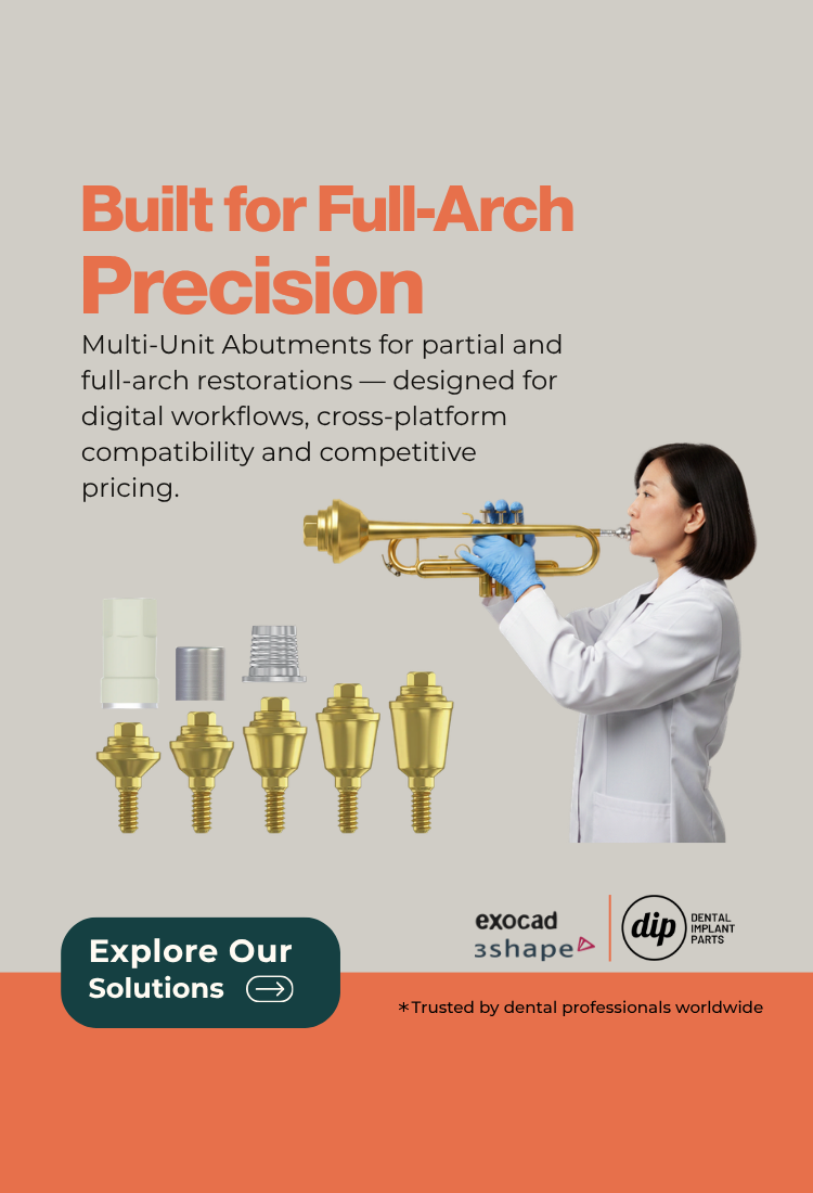 Built for Full-Arch Precision: Multi-Unit Abutments for partial and full-arch restorations