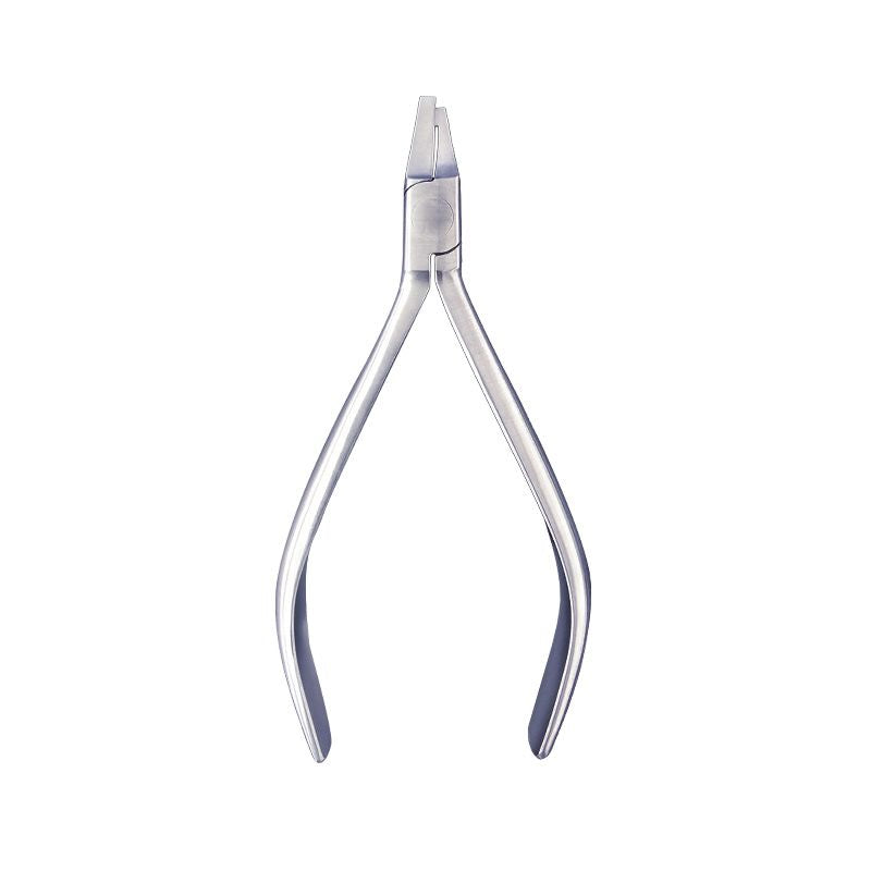 Stainless steel plier for shaping clear aligner torque indentations