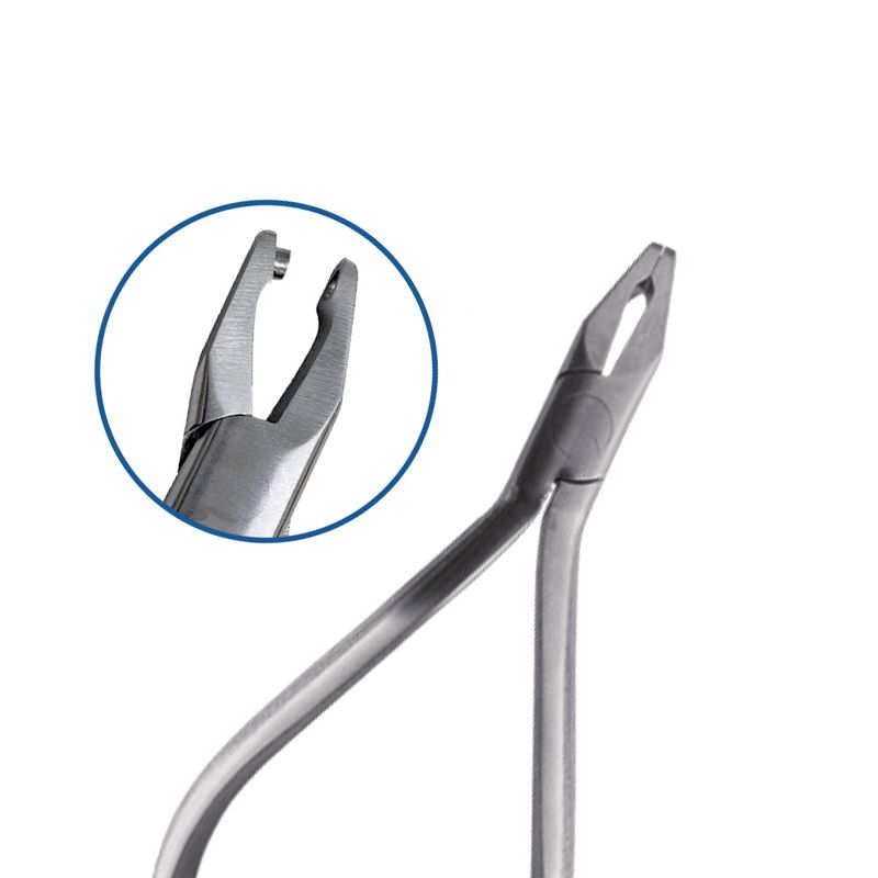 Stainless steel hole punch plier for clear aligner therapy