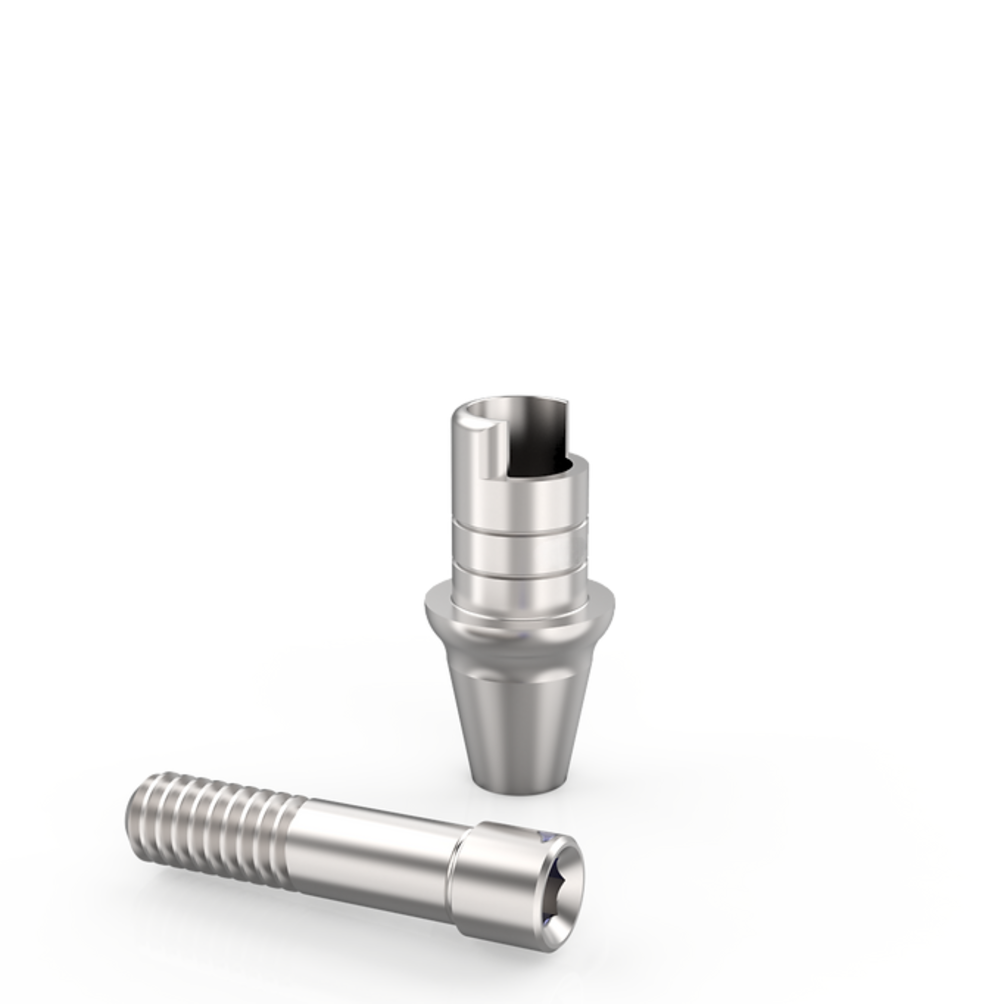 Rotational Ti-Base Abutment Compatible with MegaGen AnyOne® Cuff Height=0.5mm Post Height=4.5mm