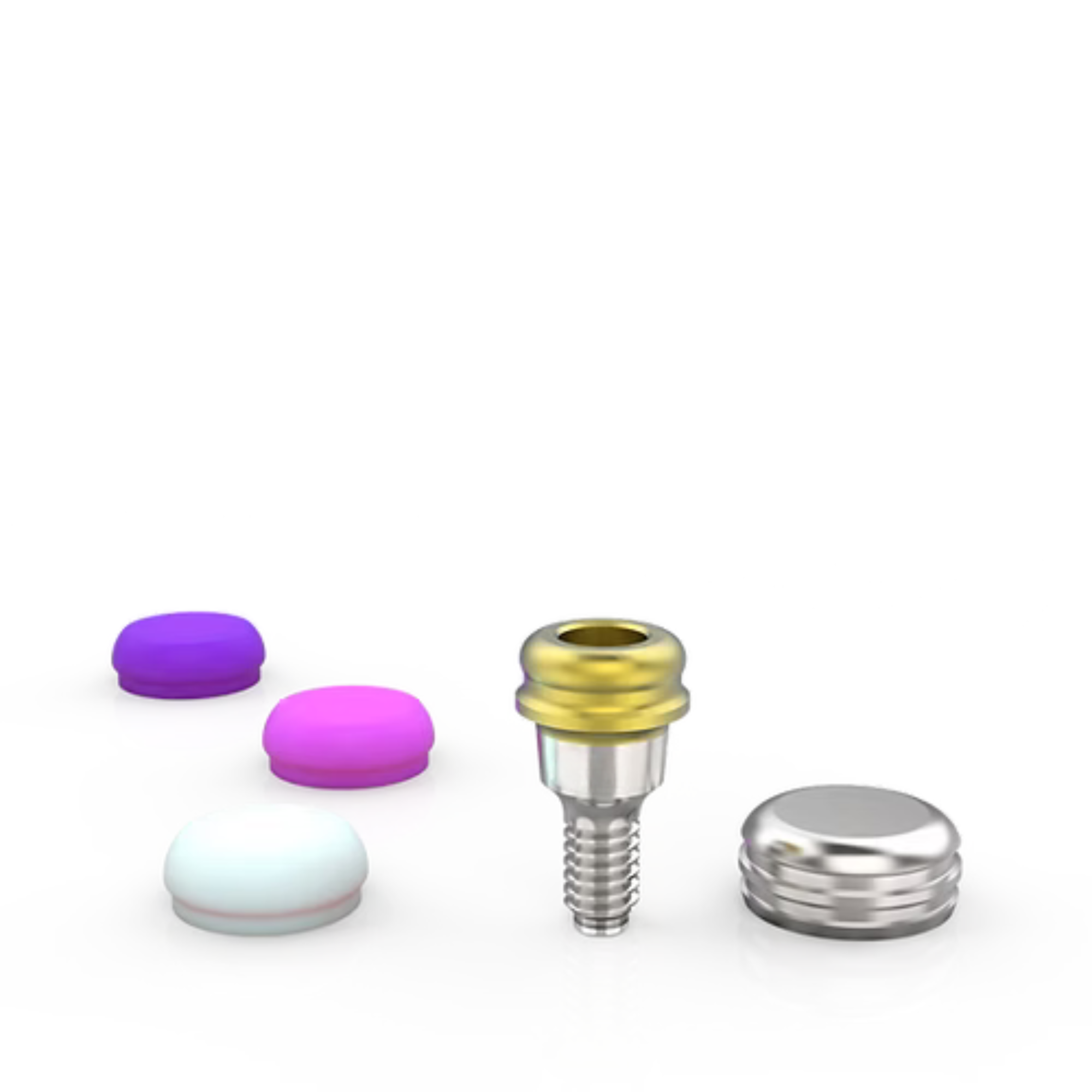 Straight Overdenture Locator SET Compatible with MegaGen AnyRidge® 1mm