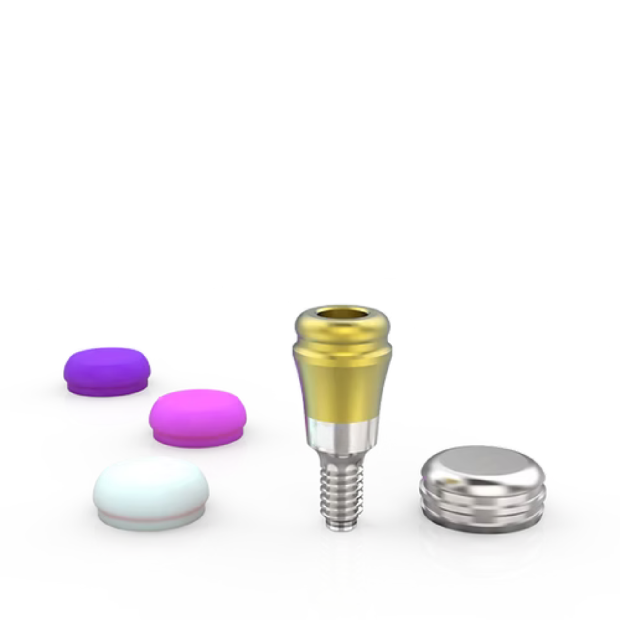 Straight Overdenture Locator SET Compatible with MegaGen AnyRidge® 3mm