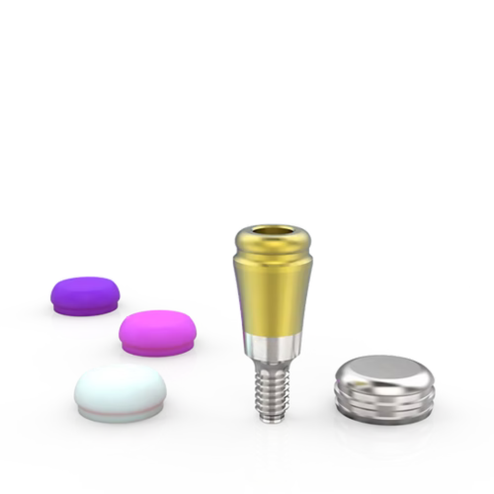 Straight Overdenture Locator SET Compatible with MegaGen AnyRidge® 4mm