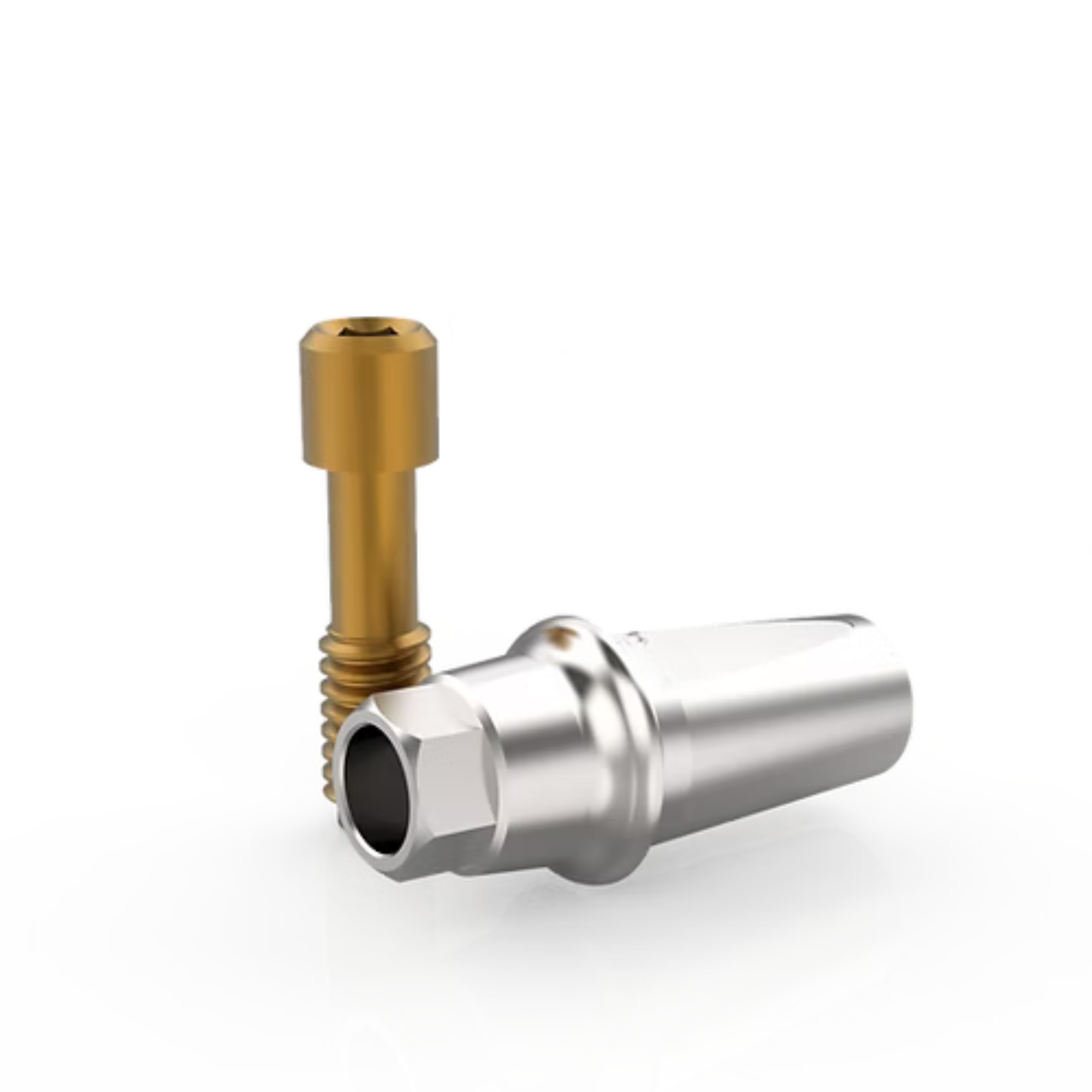 Straight Shoulder Abutment H=1mm Compatible with MegaGen AnyRidge®_1
