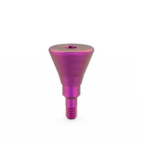 Straumann® RC Bone Level healing abutment magenta anodized