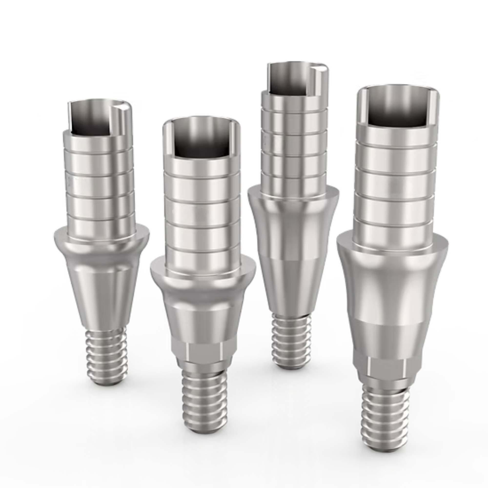Ti-Base Abutment Compatible with MegaGen AnyOne® Cuff Height=1.5mm/3.0mm Post Height=6.0mm