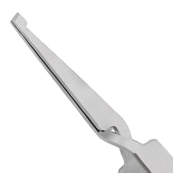 Stainless steel bracket bonding tweezers for orthodontic use