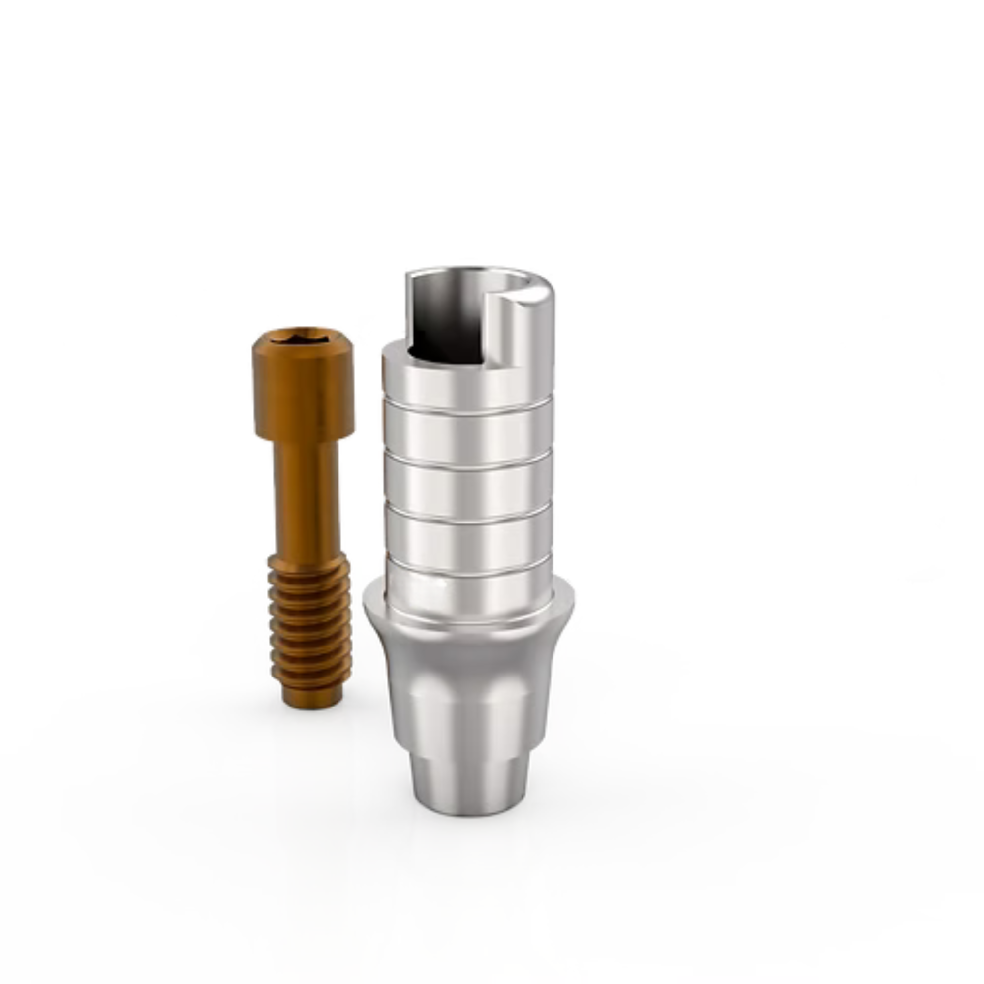Ti-Base Abutment Compatible with MegaGen AnyRidge® GH=1.5mm C=6mm