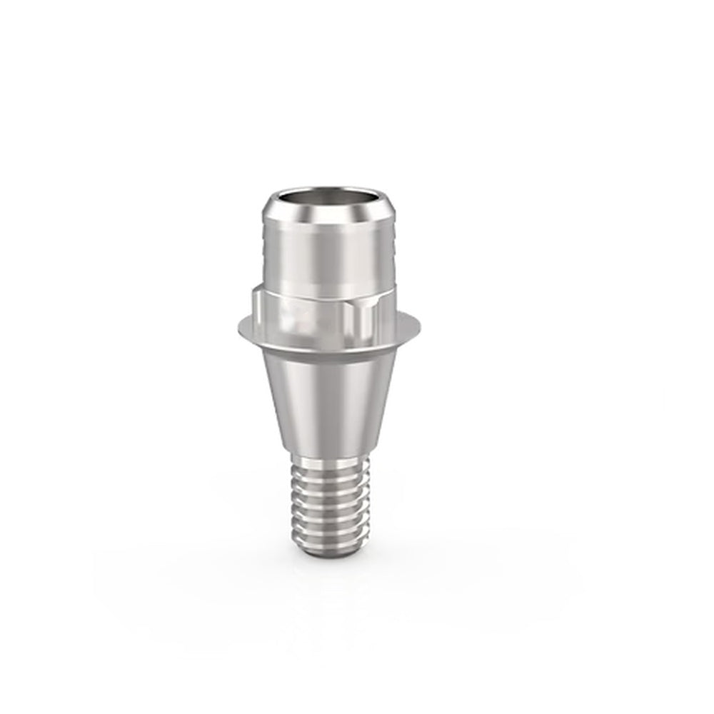 Ti-Base CAD/CAM Abutment for Osstem TS / Hiossen ET - Regular Platform, 1.0mm gingival height / T3.2mm thread size, hex connection detail