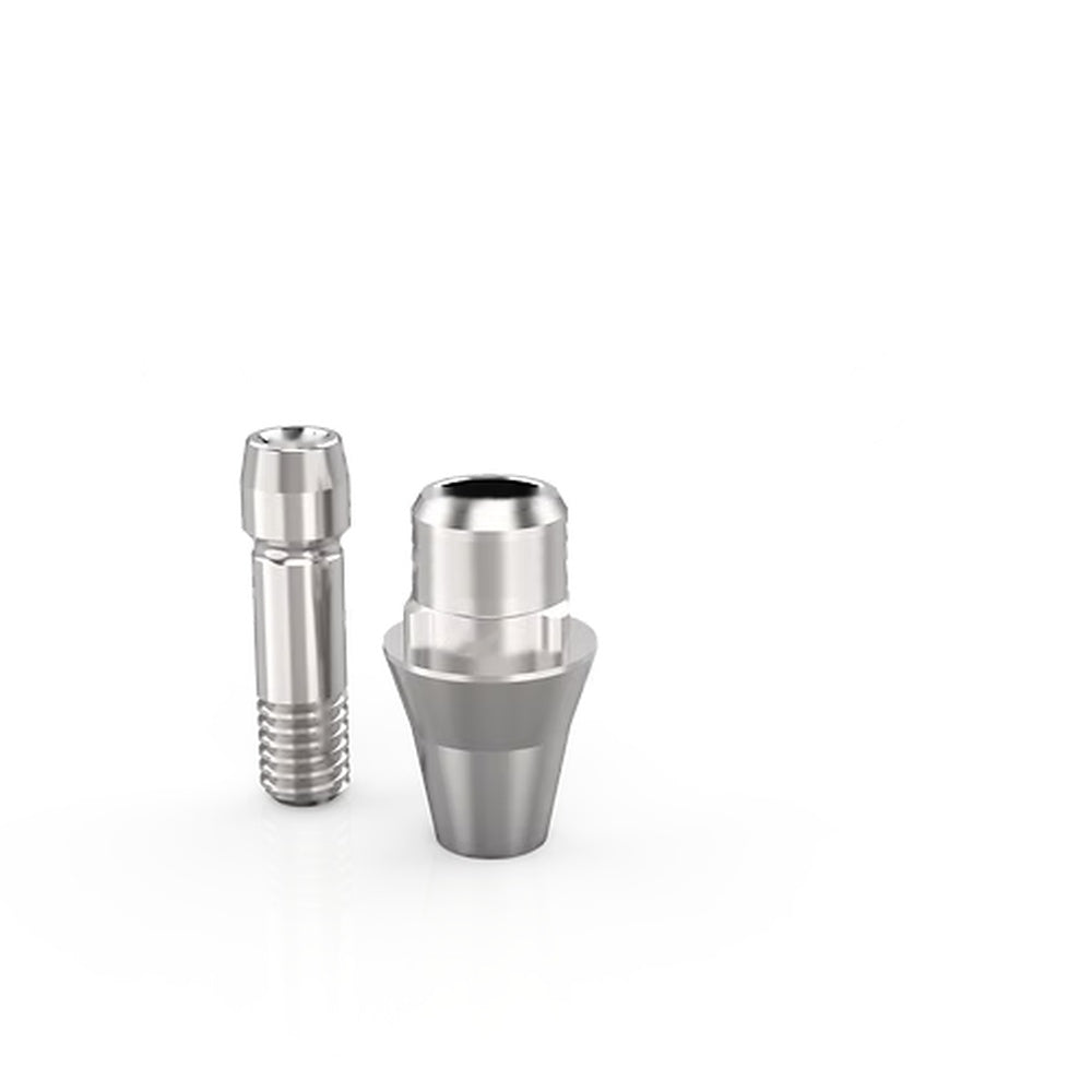 Ti-Base CAD/CAM Abutment for Osstem TS / Hiossen ET - Regular Platform, with titanium fixation screw