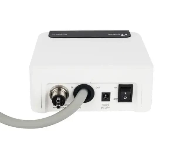 Eighteeth Motor Turbo control unit rear panel with hose, power socket and switch