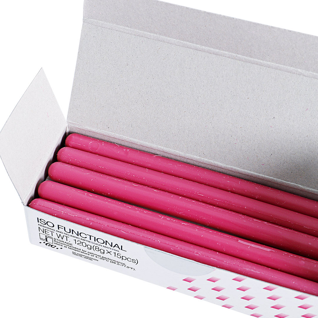Thermoplastic impression compound sticks in packaging