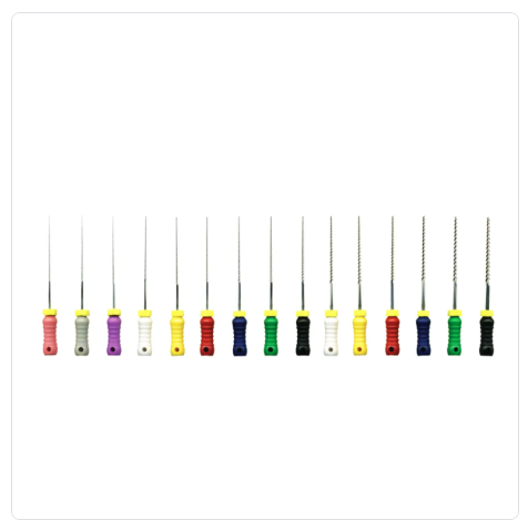 Mani Root Canal SS K-Files 6/pk 25mm